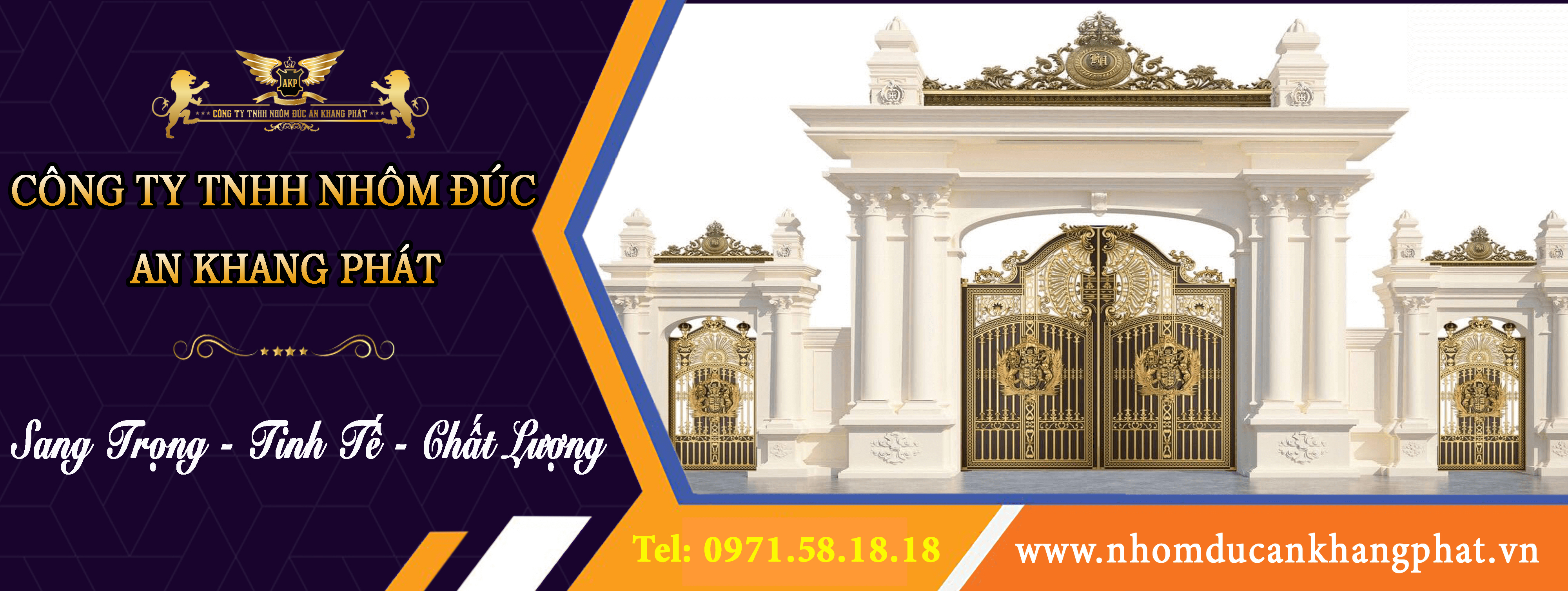 Banner nhôm đúc An Khang Phát