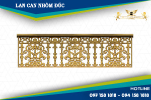 Lan can nhôm đúc - LC007