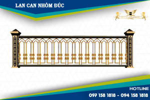 Lan can nhôm đúc - LC026