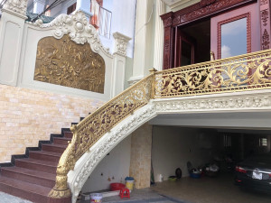 Cầu thang nhôm đúc - CT005