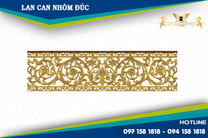 Lan can nhôm đúc - LC009