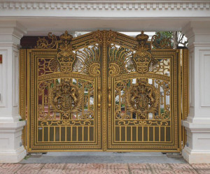 Cổng nhôm đúc - C022