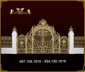 Cổng nhôm đúc - C083