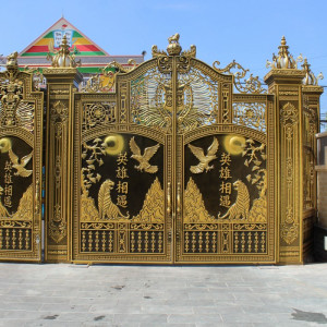 Cổng nhôm đúc - C025
