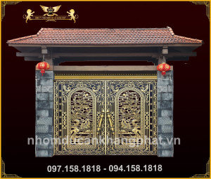 Cổng nhôm đúc - C099