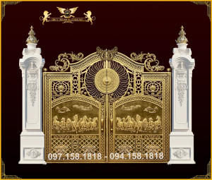 Cổng nhôm đúc - C106
