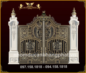 Cổng nhôm đúc - C110