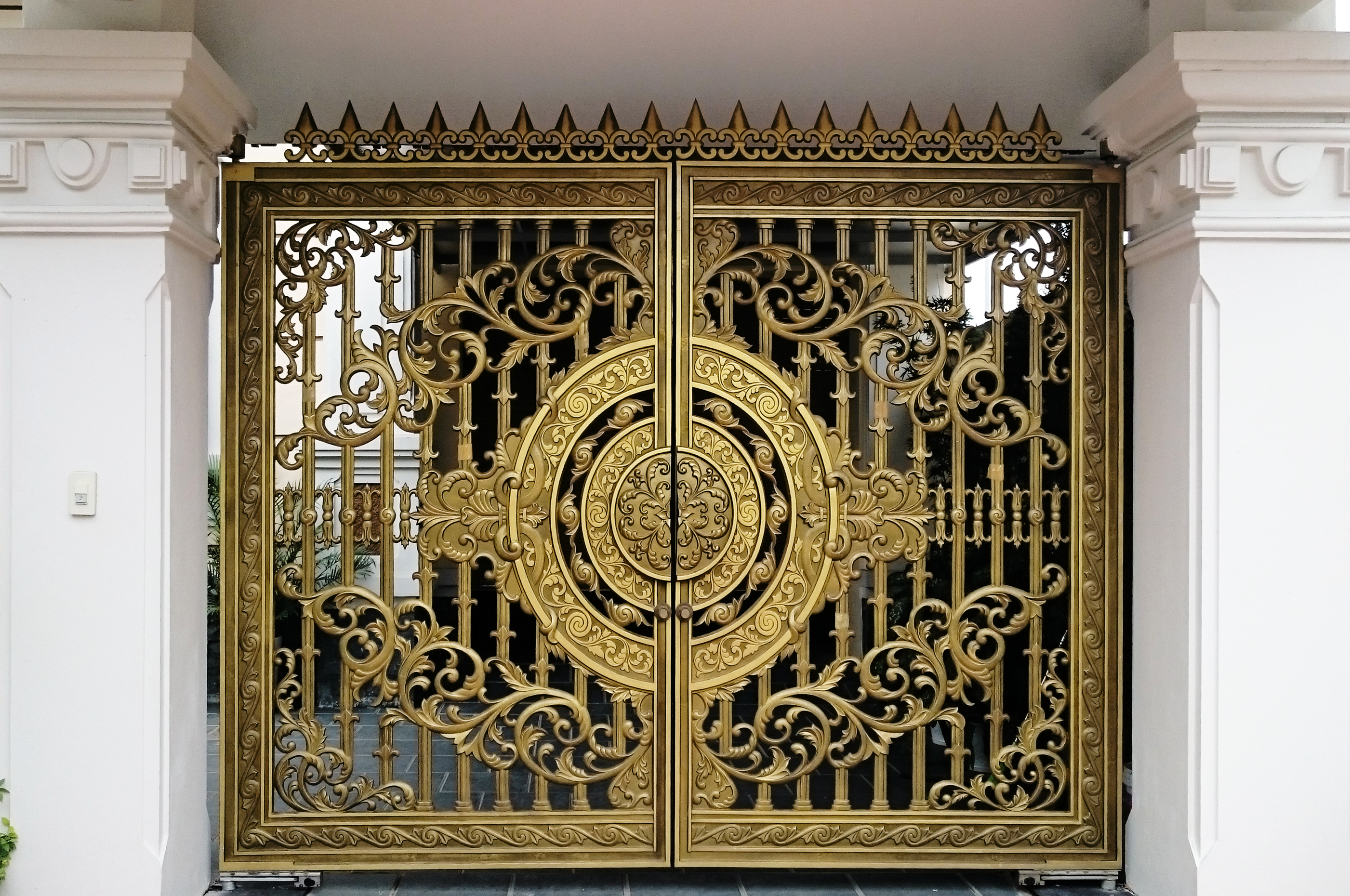 Cổng nhôm đúc - C031