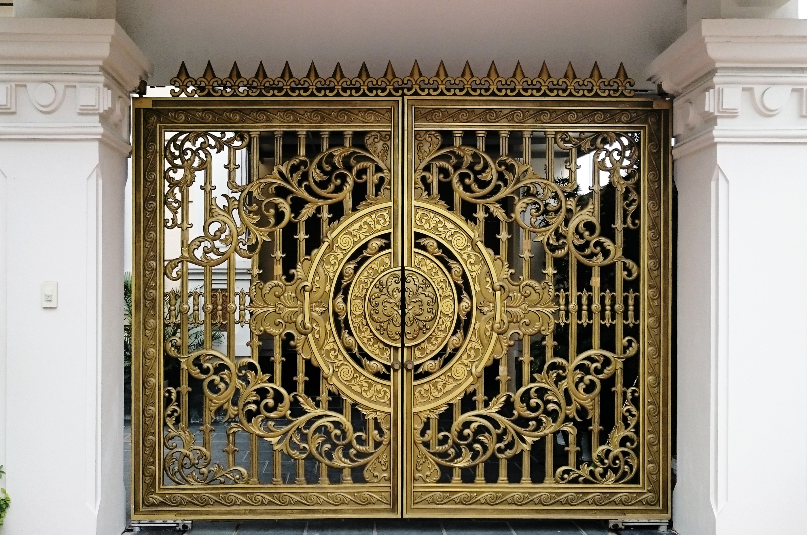 Cổng nhôm đúc - C031