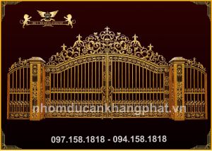 Cổng biệt thự đẹp: kinh nghiệm chọn vật liệu và kích thước chuẩn