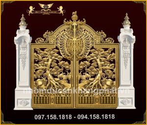 Cổng nhôm đúc cho biệt thự: Giá và cách phân biệt chất lượng