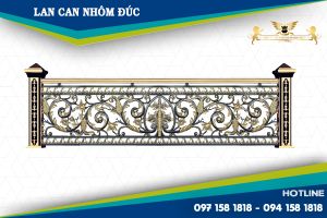 Lan can nhôm đúc hoa văn cổ điển: kinh nghiệm chọn lựa bền đẹp