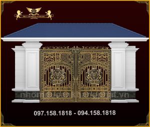 Mẫu cổng nhôm đúc hiện đại: báo giá và cách chọn chuẩn xác